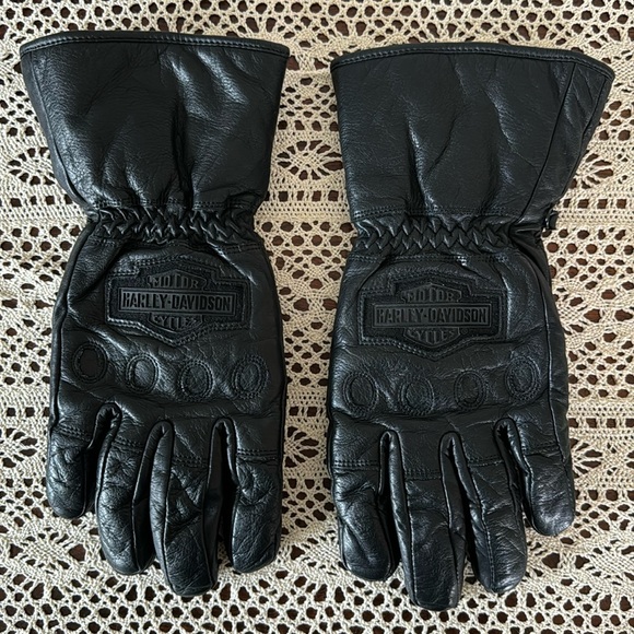 Harley Davidson Leather Gloves - Picture 1 of 4